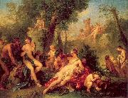 Natoire, Charles Joseph Bacchus and Adriadne oil painting